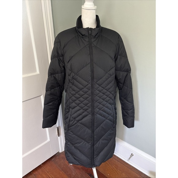 Eddie Bauer Jackets & Blazers - Eddie Bauer Long Down Full-Zip Parka Puffer Jacket Black Size TXXL Tall 2X
